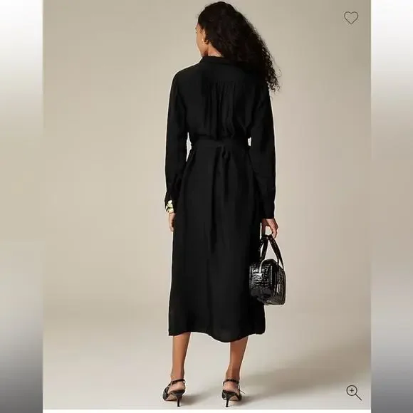 J.Crew Bungalow dress in drapey viscose twill - Picture 3 of 5